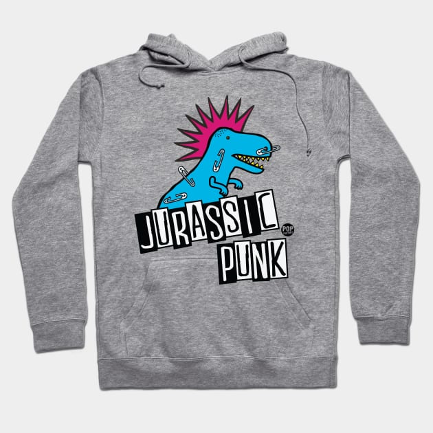 DINO PUNK Hoodie by toddgoldmanart